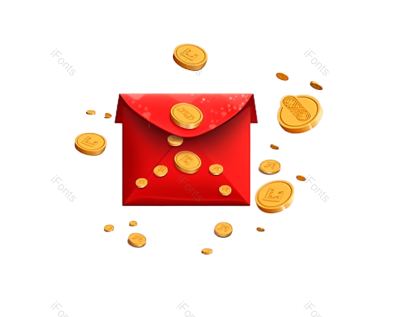 卡通图片,金币元素,简约PNG,粒子免抠素材